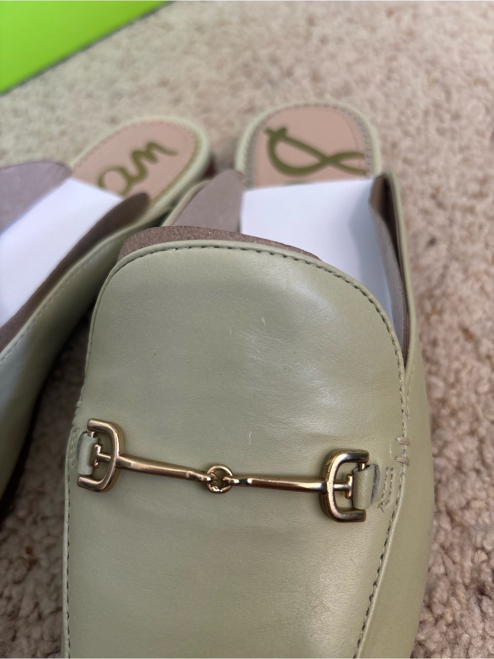Never worn Sam Edelman Linnie Bit Mule in Pistachio - Picture 7 of 8